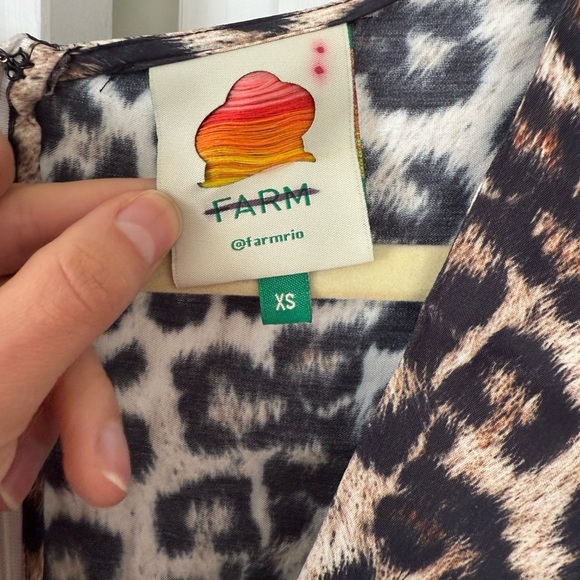 Farm Rio Leopard Midi Dress - Picture 5 of 9